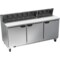 Beverage-Air Refrigerated Sandwich Prep Table, 3 Door, 21.5 cu. Ft, 115 Volt SPE72HC-18 - alternate 1